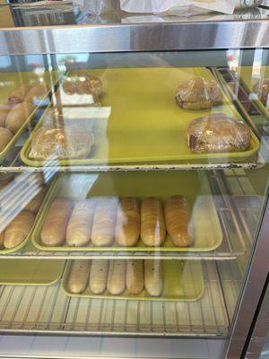 Some of their croissant sandwiches & their jumbo kolaches