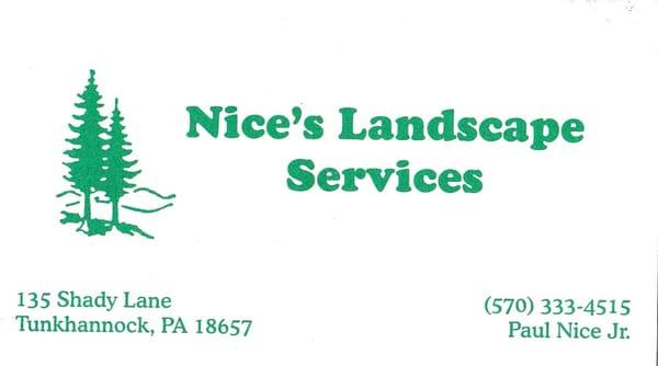 Nice's Landscape Services