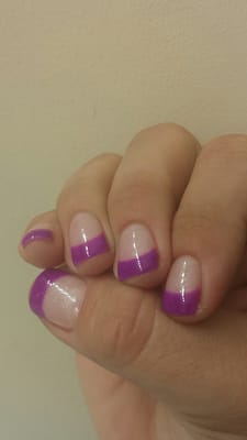 Gel nails & pedicure: $60.00