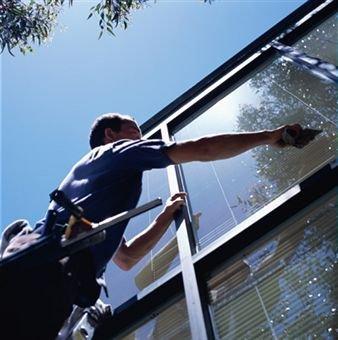 Window washing, interior and exterior