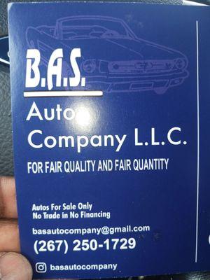 Bas Auto Company llc