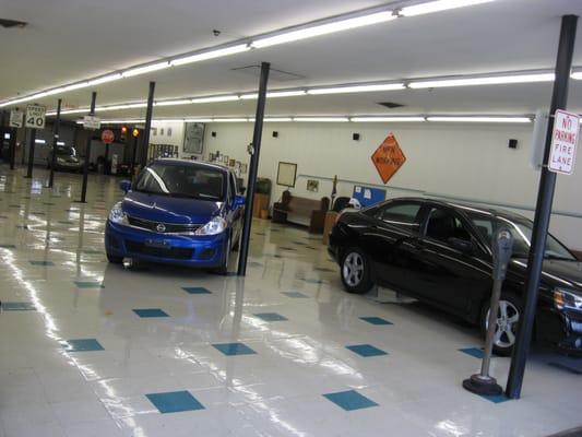 The areas largest indoor showroom. Great for Ohio's unpredictable weather!