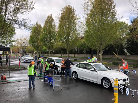 We washed over 80 cars, raised $$ for Special Olympics, and NAPA USA washed over 7000 cars that day!