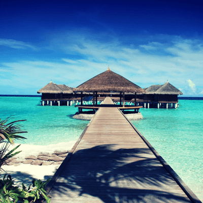 Beautiful Maldives resort property