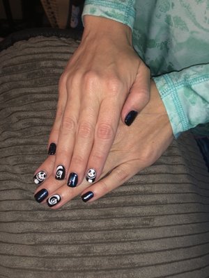 They did a great job on my Halloween nails.