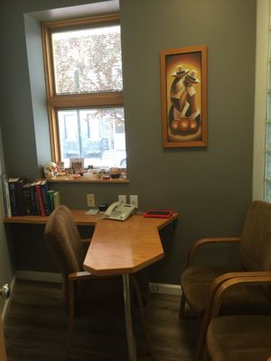 Dr. Vallejo's consult room, where you will be able to privately discuss treatment plans and post treatment instructions.