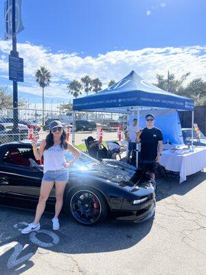 Tabling at the 2023 Japanese Classic Car Show in Long Beach, CA