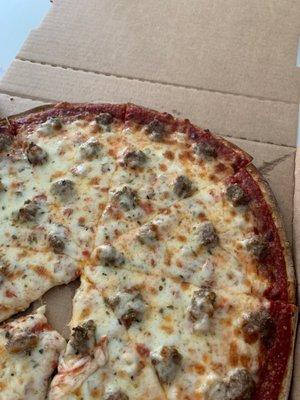 Sausage pizza