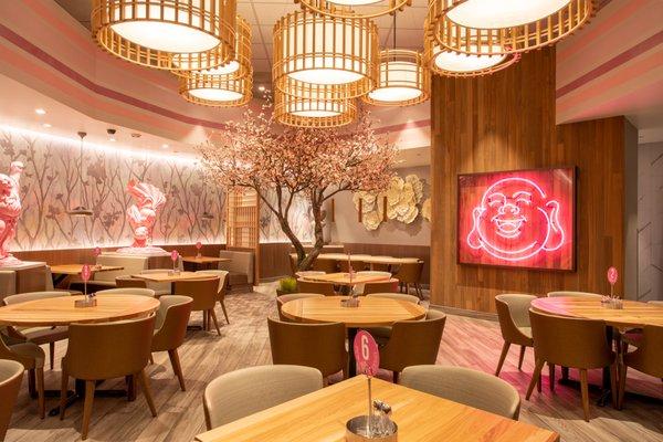 Pink Buddha Dining Area