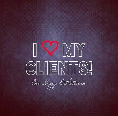 Thank you to all my wonderful clients