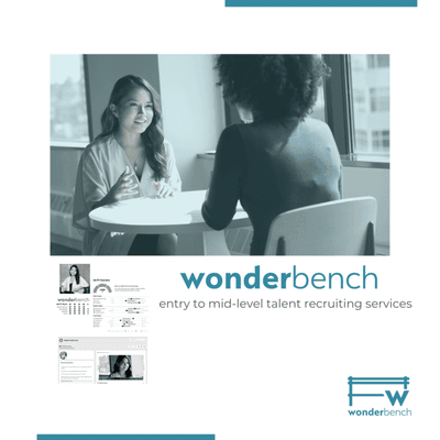 Wonderbench entry to mid-level positions and internship talent recruiting