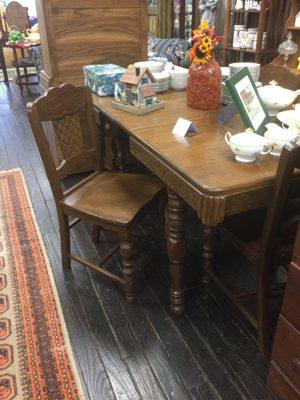 Antique dining set