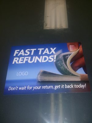 Although the government is shut down, we will still get you your tax refunds on time.  don't wait to bring us your tax papers today.