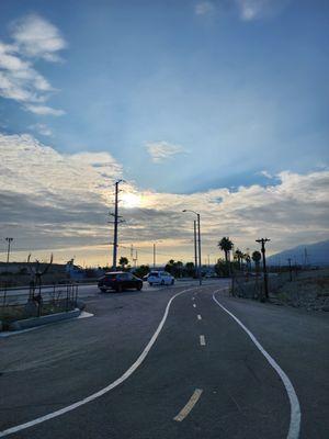 Near the Sante Fe Dam