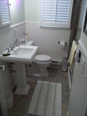 Call us for bathroom repairs and installs.