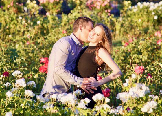 Engagement at Rose Garden, San Jose.