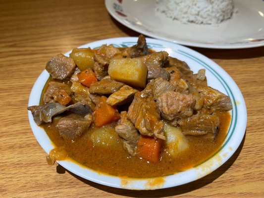 Menudo and rice