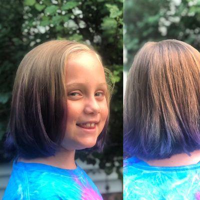 Back to school cut & color!