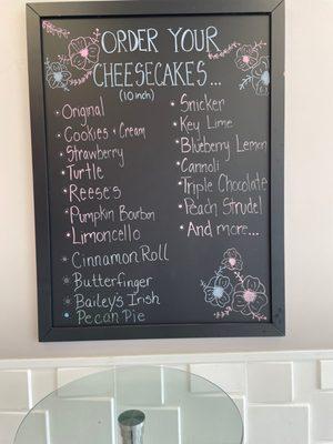 Cheesecake list