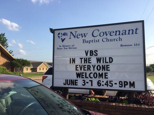 An invite to mesquite for VBS 2019