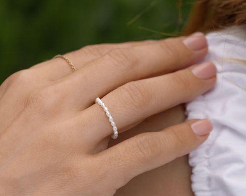 Delicate Freshwater Pearl Ring