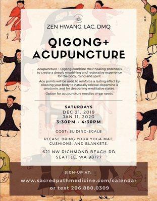 Season of Giving Back Workshops - Qigong + Acupuncture