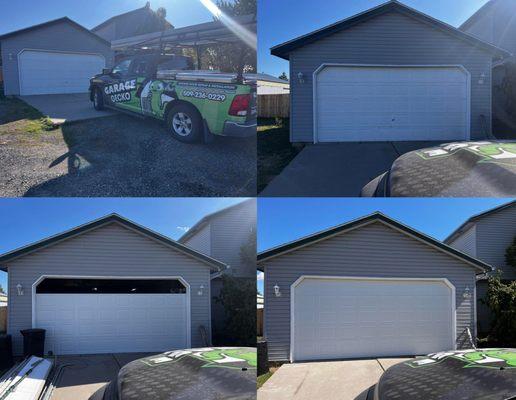 Garage door installation in Spokane, WA