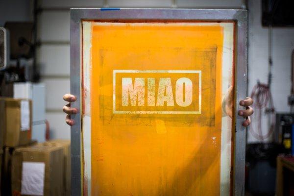 Screen Printing Screen with Image