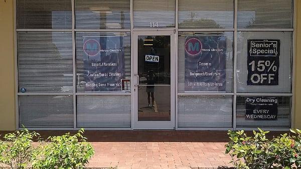 The exterior of the La France Cleaners on Santa Barbara.