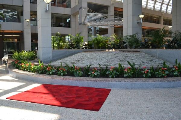 Gorgeous indoor and outdoor fountains...