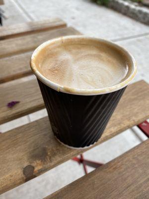 Cortado with hazelnut