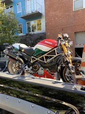 Repair Shop Transportation - Ducati Monster S4rs Tri-Colore