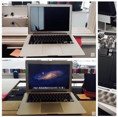 Physical damage on your Mac ? Bring it here at #MobileRescue. #Brokenmac #LCDreplacement #apple #Repair #Services #Retail #Repairs #Product