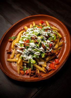 Al pastor fries