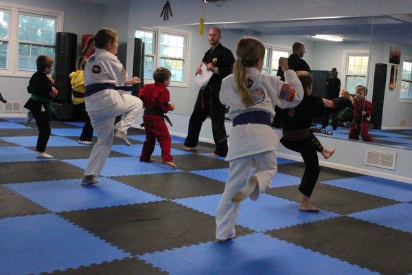 Kempo Academy of Darien group karate class!