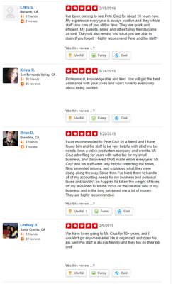 Reviews from our old location!