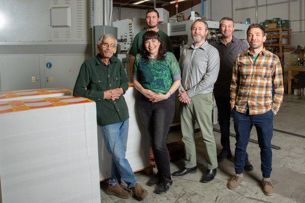 Creative Paper Crafting is a small family business with big capabilities. Meet the team. Joe, Annah, Anthony, Alex, Abe, and Adam