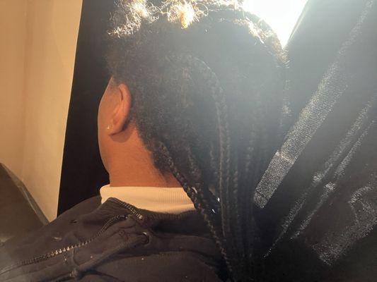 These braids was done 2 WEEKS AGO. And this is the END RESULTS ** If your hair is short go elsewhere