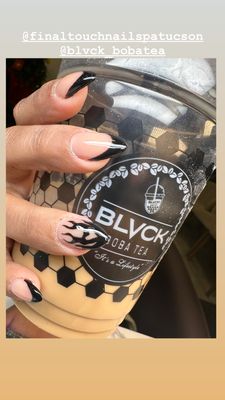 BLVCK Boba LATTE