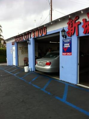 Master City Smog Test Only Center