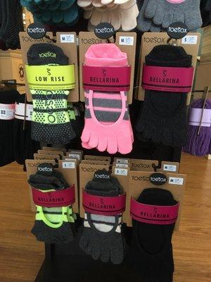 Just a small selection of our super cute ToeSox. All socks have a nonslip grip, arch support and soft padding for your Achilles.