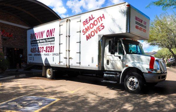 We can move your belongings in one of our licensed, bonded, and insured 30ft trucks!