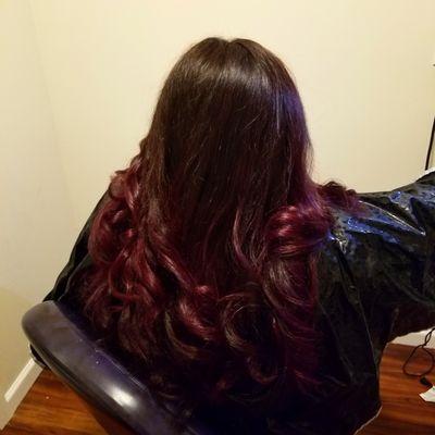 Ombre balayage