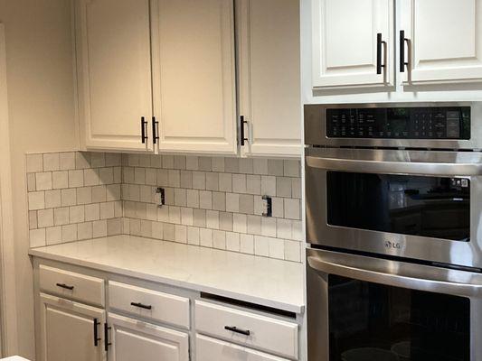 Counters and backsplash