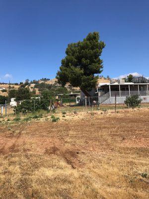 Houses across from the group sites...good is you have a few dozen ppl.