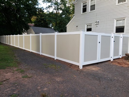 PVC fence