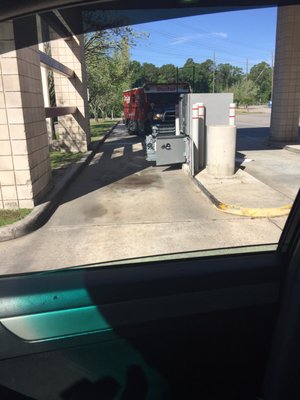 Wth I wondered why I was behind that truck 15 minutes where did all the tellers go , what's going of BOFA????