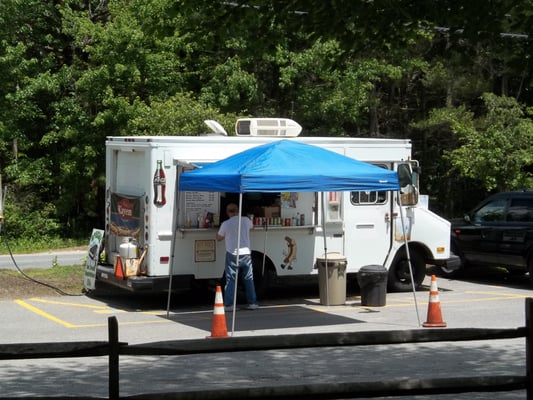 Rain or Shine, you're covered at Murph's Hot Dogs. He care's enough to provide cover.