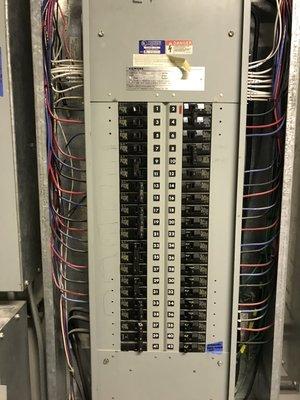 Circuits added on an existing panel