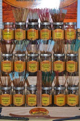 Wild berry Incense display